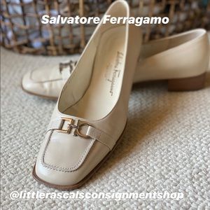 Salvatore Ferragamo 9 bone calf shoes leather